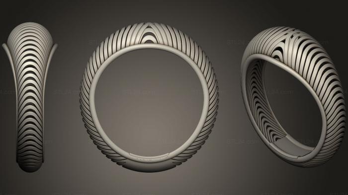 Ювелирные перстни и кольца (Кольцо света Сакуры, JVLRP_0823) 3D модель для ЧПУ станка